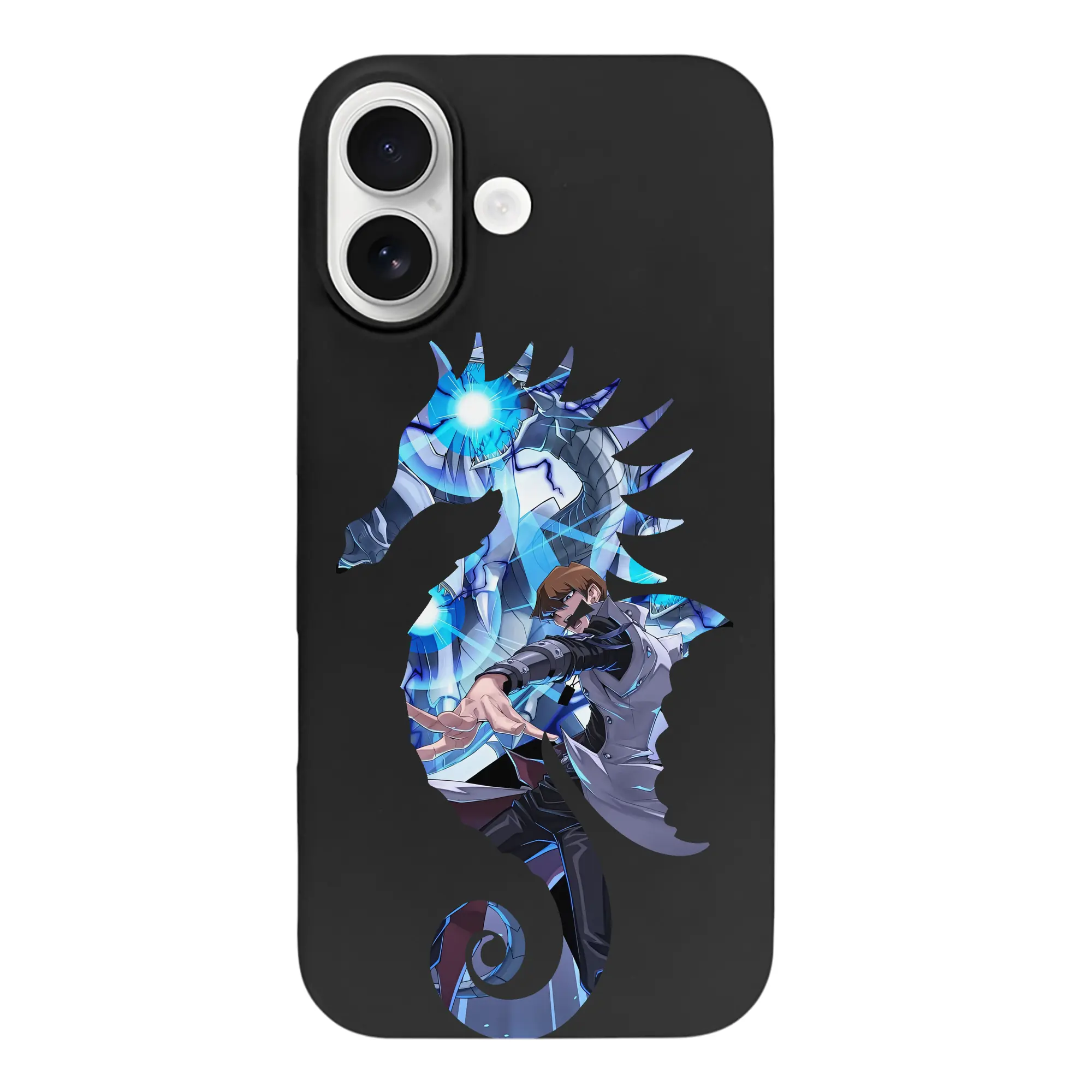 遊☆戯☆王 グッズ,海馬瀬人 - iPhone 17 シリーズ シリコンケース 薄型 耐衝撃 指紋防止 ソフトタッチカバー 精密フィット 傷防止 保護ケース iPhone 17/17 Air/17 Pro/17 Pro Max 対応